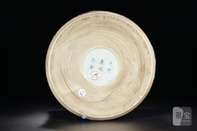 清 郎红釉笔筒 - 图8